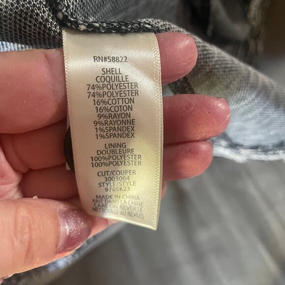 Max Studio Polyester/Cotton Blend One Button Women's Blazer Sz L - Picture 5 of 5